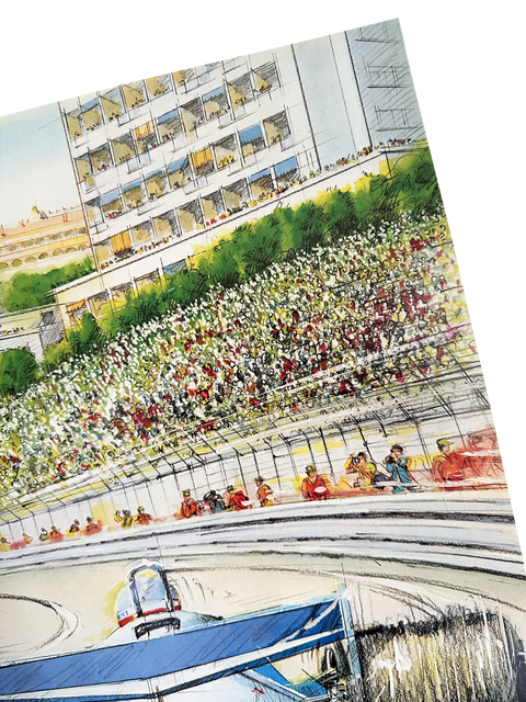 Affiche originale de Formule 1 - Grand Prix Monaco 1979 (numérotée)