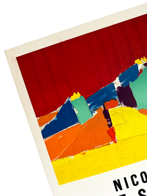 Original Nicolas De Stael Poster Galerie Jacques Dubourg, Mourlot - 1957 (Arch Paper)