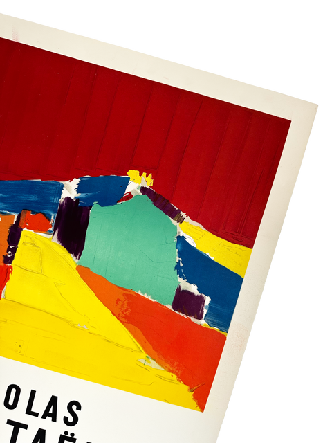 Original Nicolas De Stael Poster Galerie Jacques Dubourg, Mourlot - 1957 (Arch Paper)