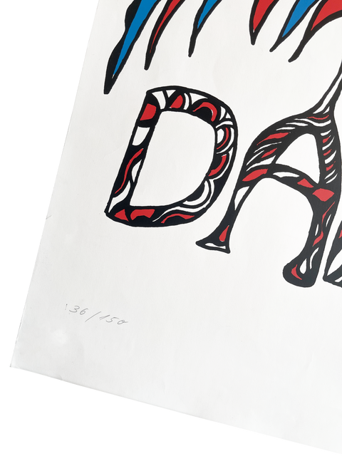 Original Niki De Saint Phalle Poster Daddy - 1973, (Signed And Numbered 36/150)