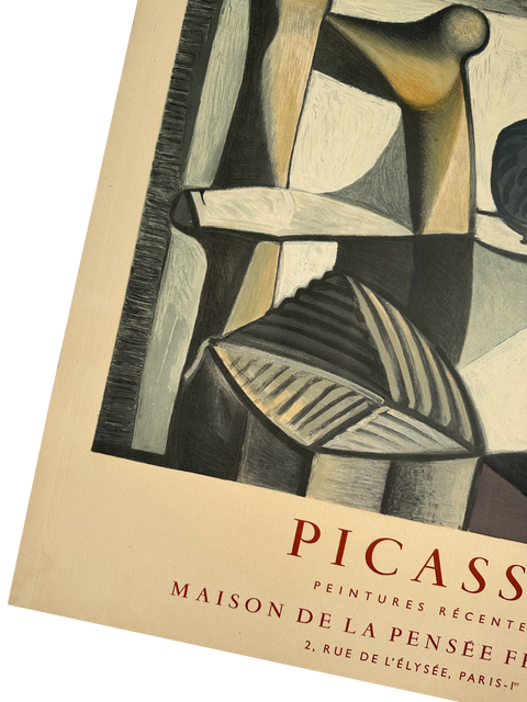 Affiche originale de Pablo Picasso, Maison de la Pensée Française, 1949