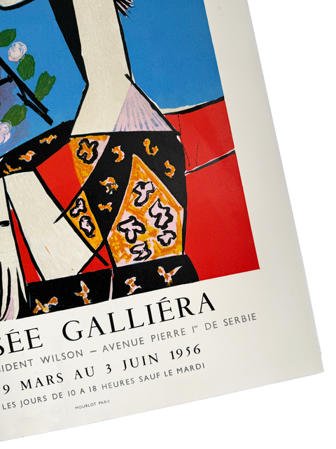 Original Poster By Pablo Picasso "Jacqueline with Flowers", 1956 (Arches Paper) - Mourlot