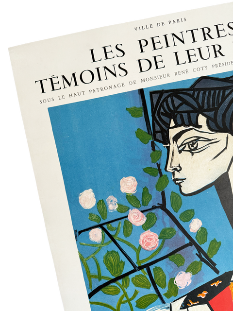 Original Poster By Pablo Picasso "Les Peintres Temoins De Leur Temps", 1956 - Mourlot