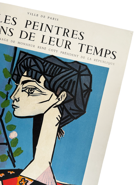 Original Poster By Pablo Picasso "Les Peintres Temoins De Leur Temps", 1956 - Mourlot