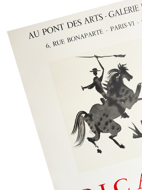 Orginal Pablo Picasso Poster Galerie Lucie Weill Tauromaquia, 1960