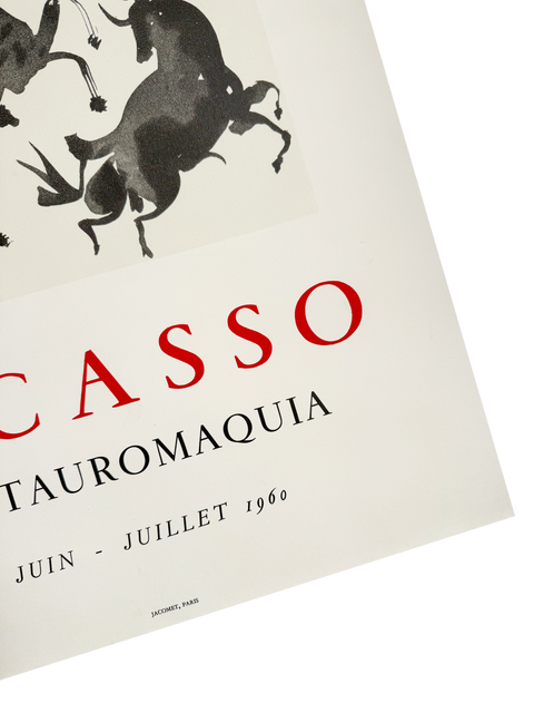 Orginal Pablo Picasso Poster Galerie Lucie Weill Tauromaquia, 1960