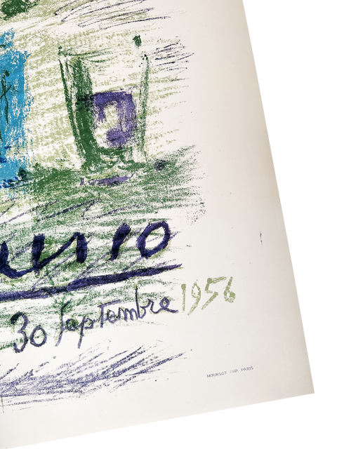 Original Lithographic Poster By Picasso "Galerie 65 Cannes", 1956 - Mourlot