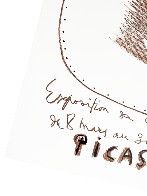 Original Pablo Picasso Poster "Exposition de Céramiques I - Maison de la Pensée Francaise" - Mourlot, 1958