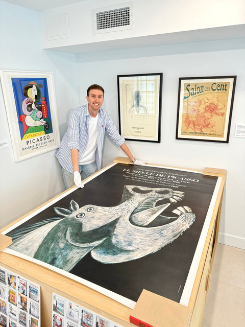 Original Picasso Poster Guernica "Le Siecle De Picasso" 1988