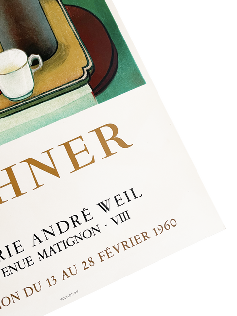 Affiche originale de Georges Rohner Galerie Andre Weil, 1960 - Mourlot