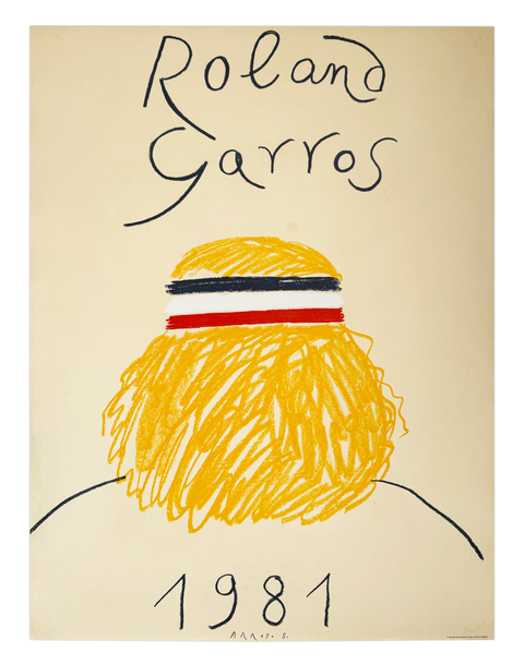 Original Roland Garros Poster Arroyo 1981