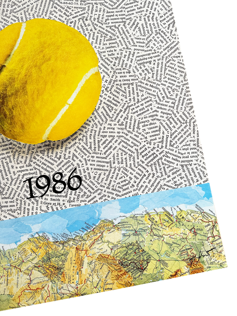 Original Roland Garros Poster 1986 By Jiri Kolar