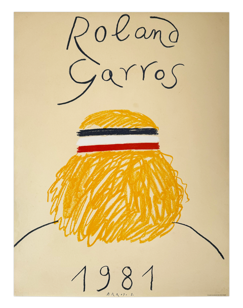 Original Roland Garros Poster Arroyo 1981