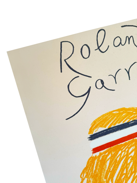 Original Roland Garros Poster 1981 By Eduardo Arroyo