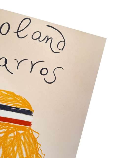 Original Roland Garros Poster 1981 By Eduardo Arroyo