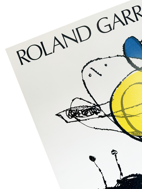 Affiche originale de Roland Garros Juan Miro 1991