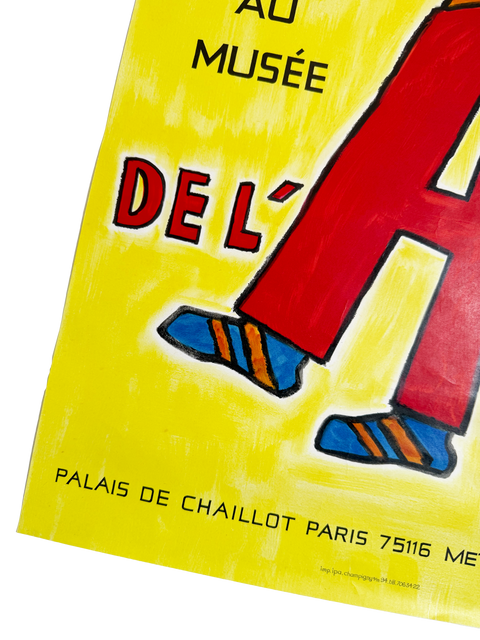 Original Poster Savignac Musée de l'Homme, Palais De Chaillot Paris - 1981