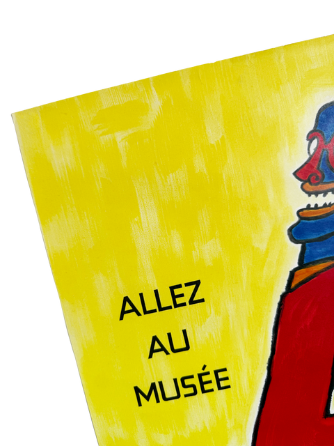 Original Poster Savignac Musée de l'Homme, Palais De Chaillot Paris - 1981