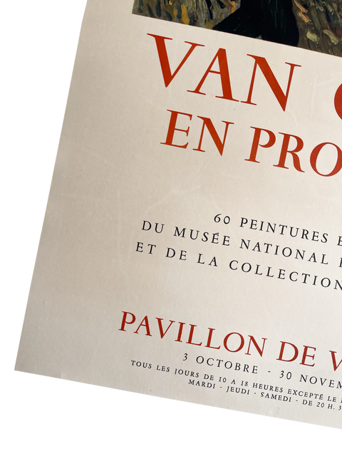 Affiche Originale Van Gogh Aix En Provence - Pavillon De Vendome, 1959