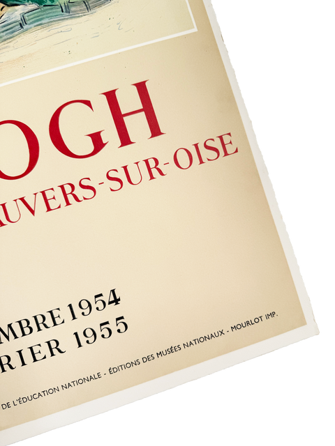 Affiche originale Van Gogh Orangerie des Tuileries 1954 - Mourlot (papier d'art)