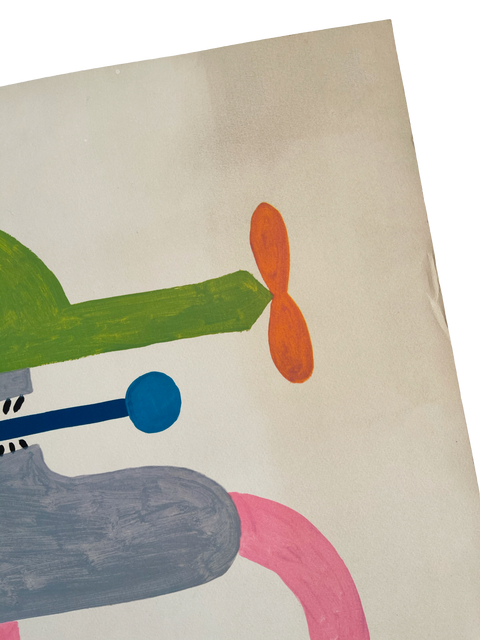 Affiche originale Victor Brauner Galerie Alexandre Iolas, 1970