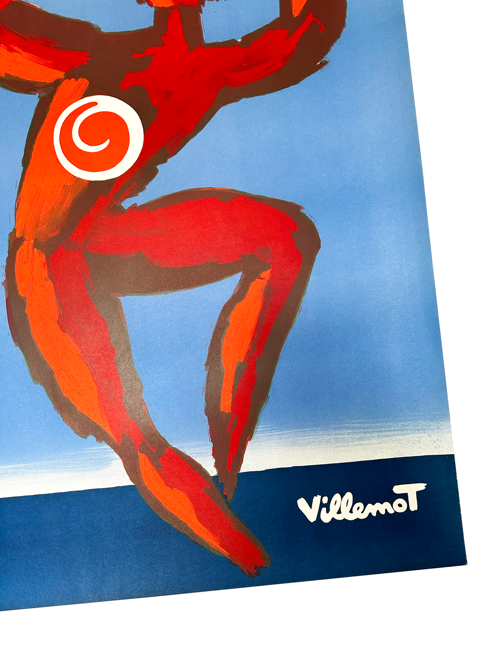 Original Bernard Villemot Poster Orangina 