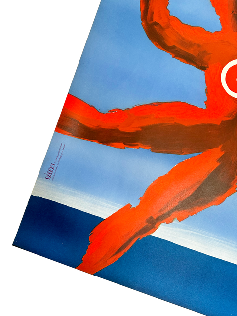 Original Bernard Villemot Poster Orangina "Dance" 1983