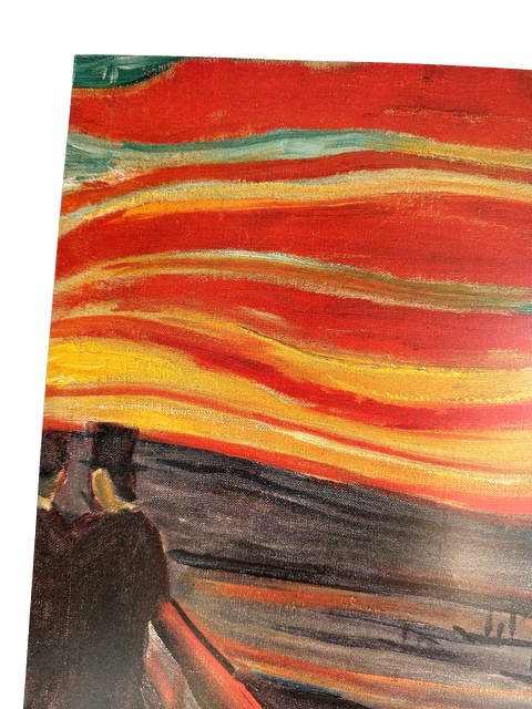 Affiche originale Edvard Munch, Musée d'Art Moderne, Paris - 1998