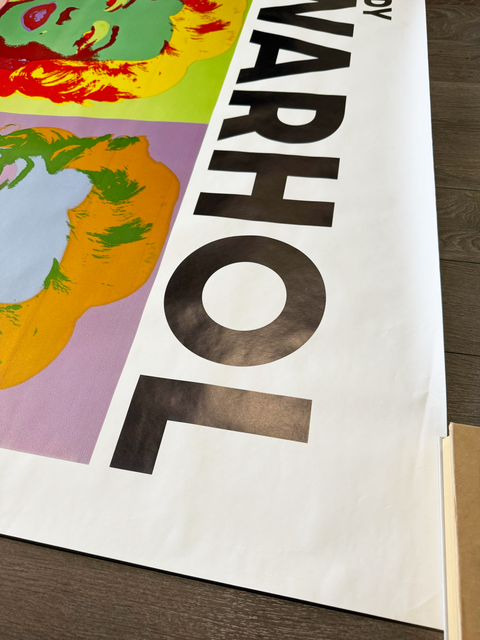 Original Andy Warhol Poster Museum D'Hyeres 2025
