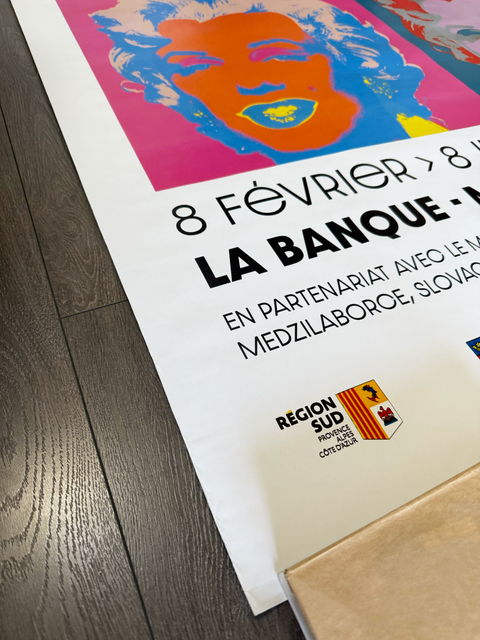 Original Andy Warhol Poster Museum D'Hyeres 2025