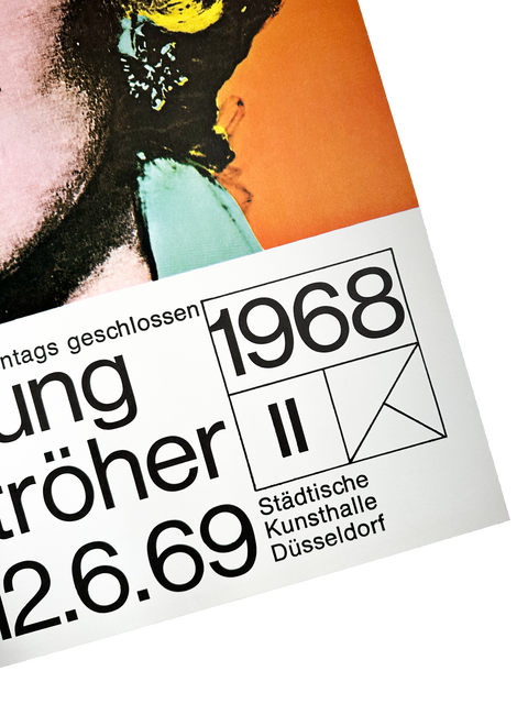 Original Andy Warhol Poster "Sammlung Karl Stroher", 1968