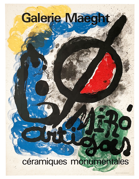 Original Miro Poster "Ceramics Monumental" 1963