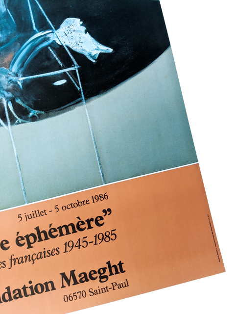 Affiche Originale Exposition Francis Bacon 1986