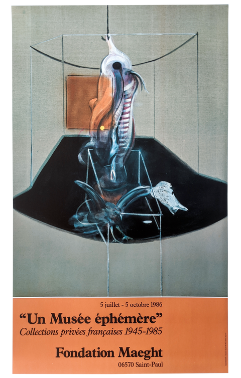 Affiche Originale Exposition Francis Bacon 1986