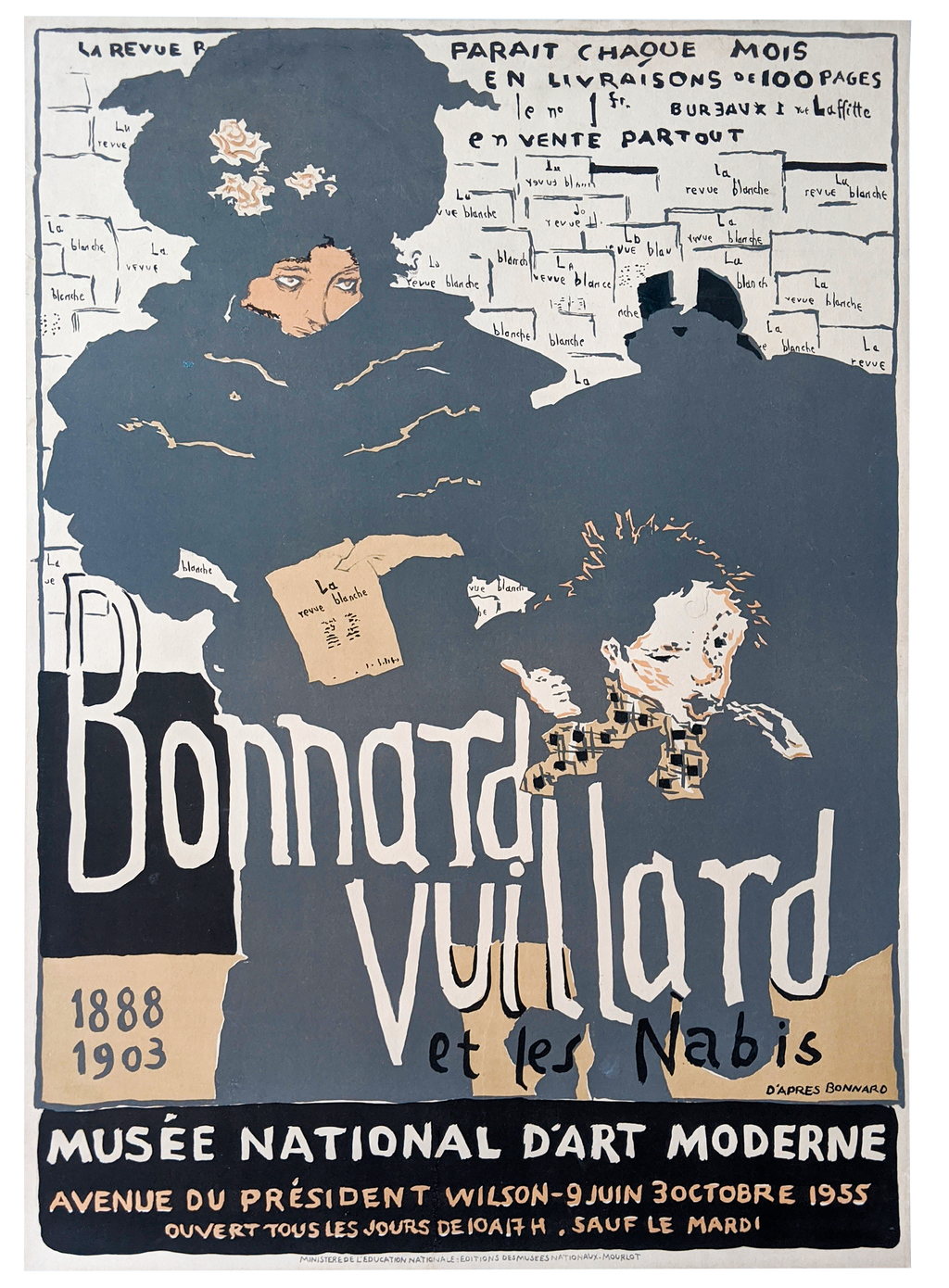 Original Exhibition Poster La Revue Blanche - Pierre Bonnard