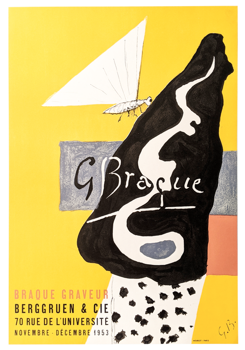 Original Poster Georges Braque Graveur 1953