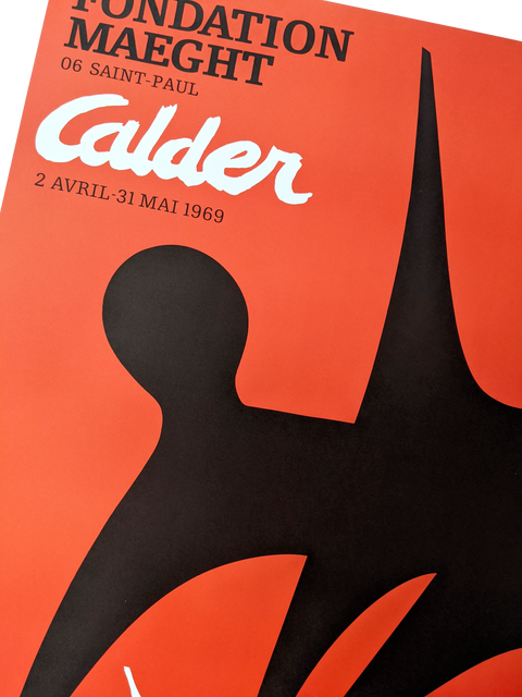 Original Exhibition Poster Calder - Galerie Maeght 1969