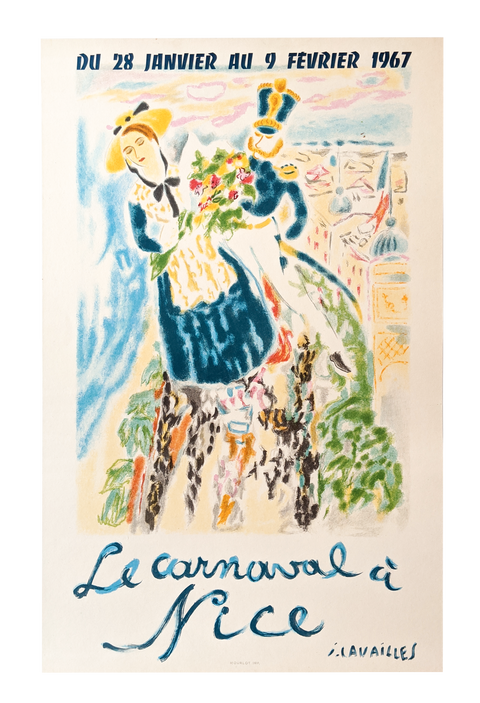 Original Jules Cavaillès Carnaval Nice 1955