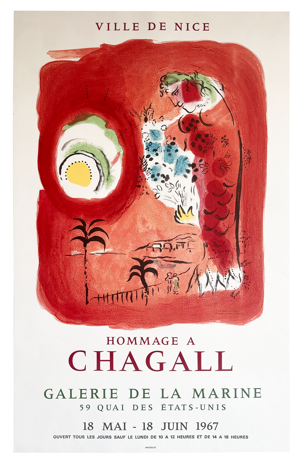 Original Poster Marc Chagall 1967 