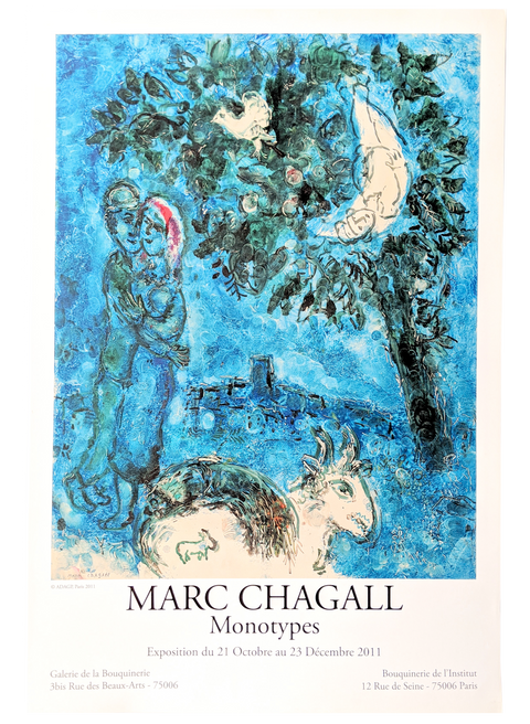 Original Exhibition Poster Chagall 2011
