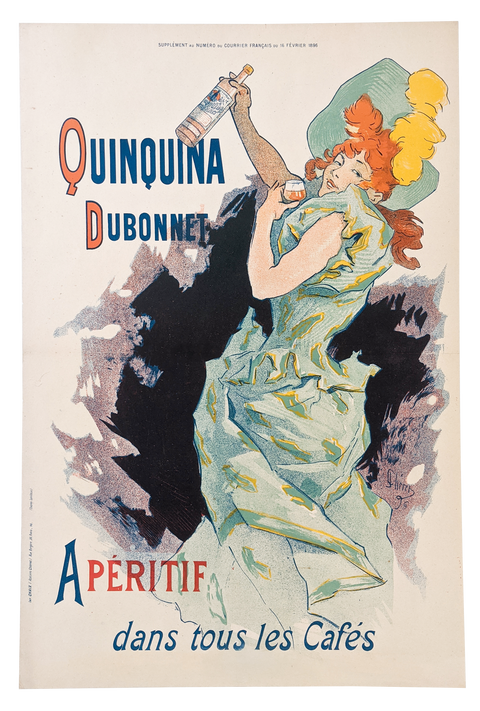Affiche originale par Jules Chéret, Quinquina - 1895