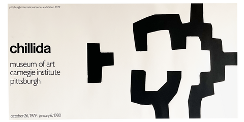 Affiche originale de Chillida créée en 1980
