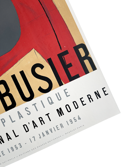 Original Poster Le Corbusier - Musée National D'Art Moderne, 1954 - Mourlot