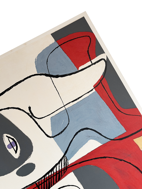 Original Poster Le Corbusier - Musée National D'Art Moderne, 1954 - Mourlot