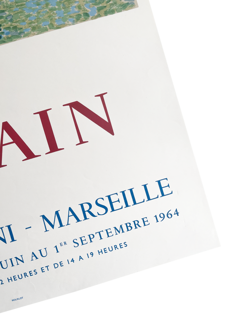 Original Derain Poster - Exposition Musée Cantini Marseille