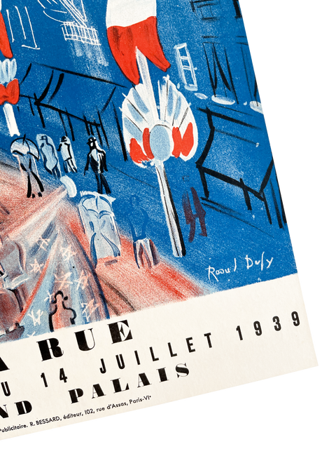 Affiche lithographique originale de Raoul Dufy - 1939