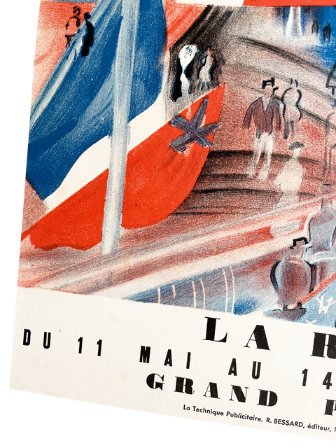 Affiche lithographique originale de Raoul Dufy - 1939