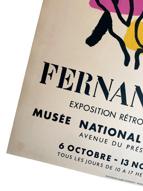 Affiche originale de Fernand Léger 1949 - Mourlot