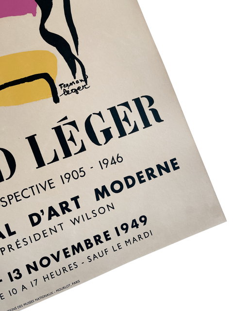 Affiche originale de Fernand Léger 1949 - Mourlot