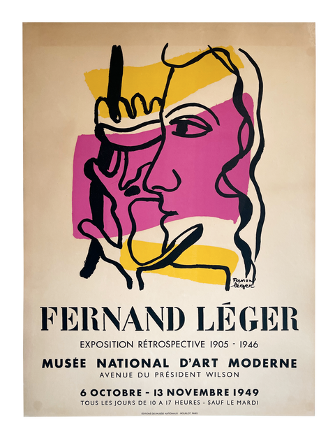 Original Fernand Leger Poster 1949 - Mourlot